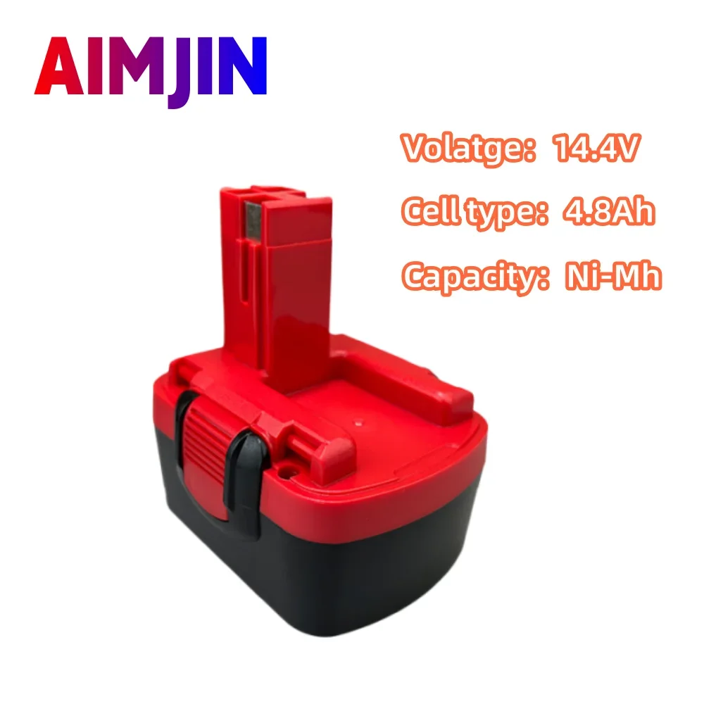 

14.4V 4800mAh Ni-Mh rechargeable battery For Bosch BAT038 32614, BAT040, BAT140, BAT041 power tool battery replacement