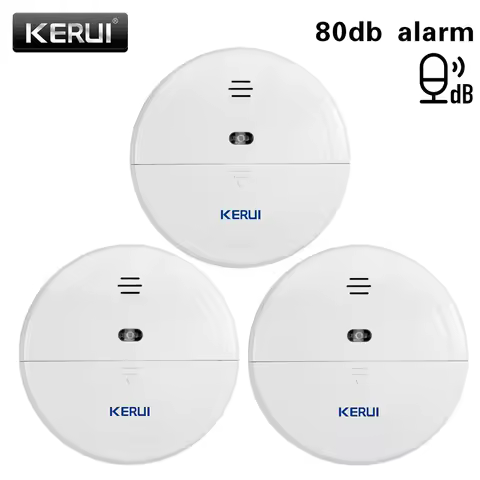 WIFI/PSTN/GSM 홈 보안 경보 시스템 또는 혼자 작업을 위한 433mhz 무선 연기 보호 감지기 연기 화재 센서