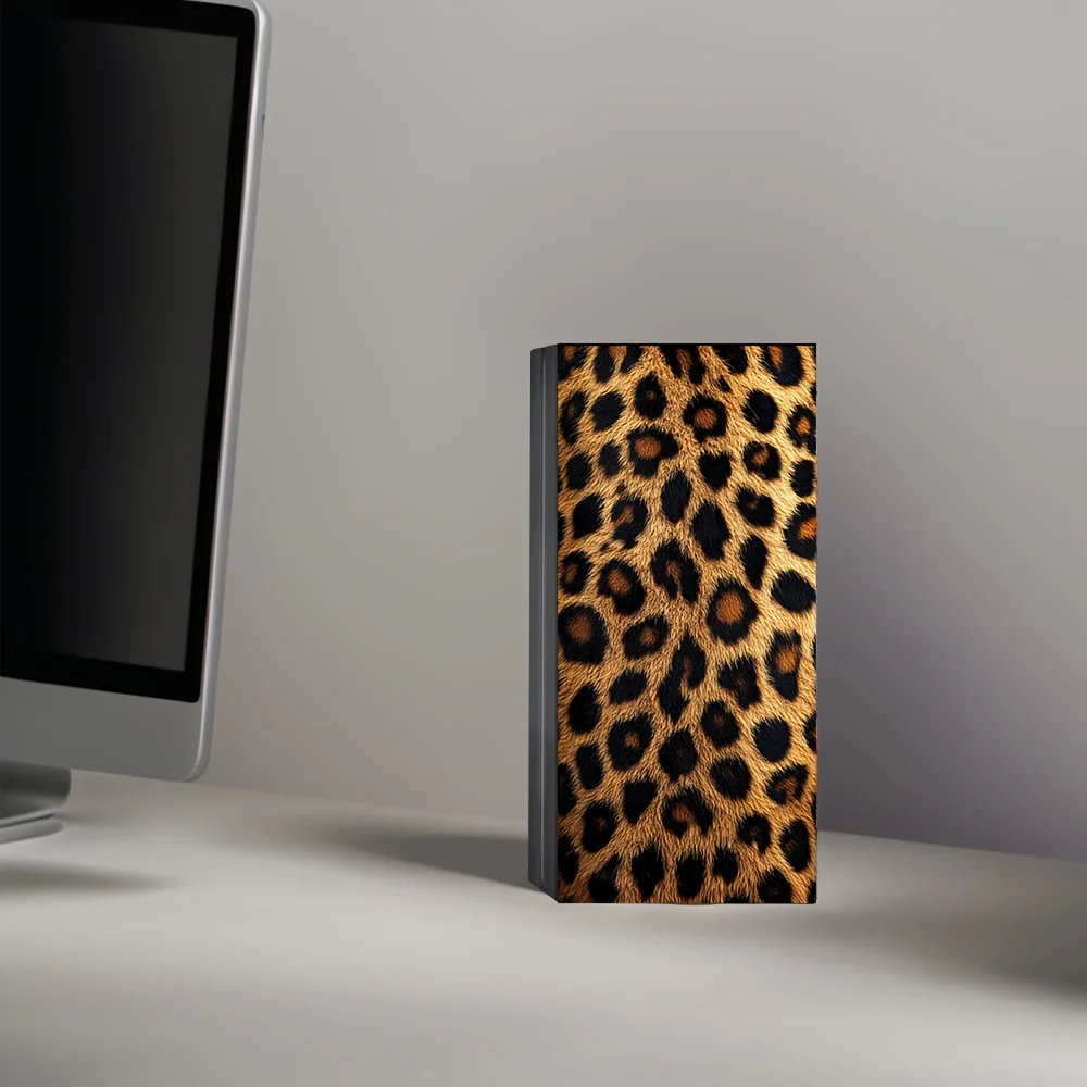 1 piece,creative push-pull switch metal storage box,pressure-proof portable small cigarette case,leopard print set design