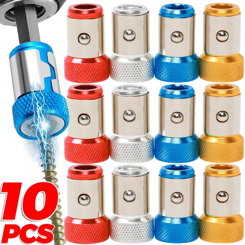 Magnetic Ring Screwdriver Bit Holders Cross Phillips Magnet Strong Magnetizer Removable Part Adapter Screw Driver Power Tools