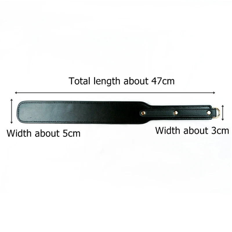 47cm Long Leather Whip For Spanking Paddle Fetish Women Adult Game Flogger Sex Toys Bdsm Bondage Slave Submissive Erotic Couple