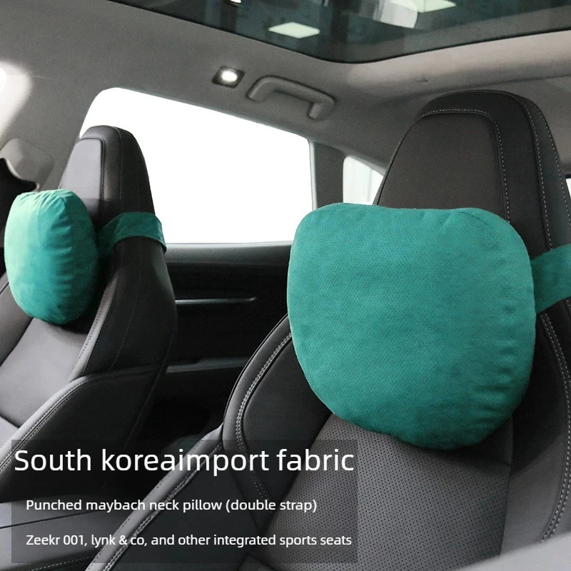 1pcs FOR Zeekr 001 Lynk & Co Porsche BYD Han Sports Seat Headrest Neck Pillow Ergonomic Breathable Soft Wear Resistant Durable