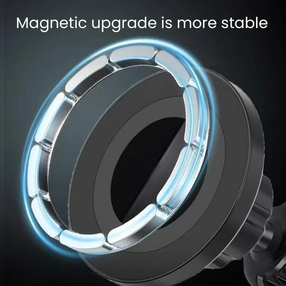 

Держатель для телефона на вакуумной присоске, регулируемый на 360 градусов магнитный держатель для телефона для автомобиля с вакуумной присоской для лобового стекла для автомобиля