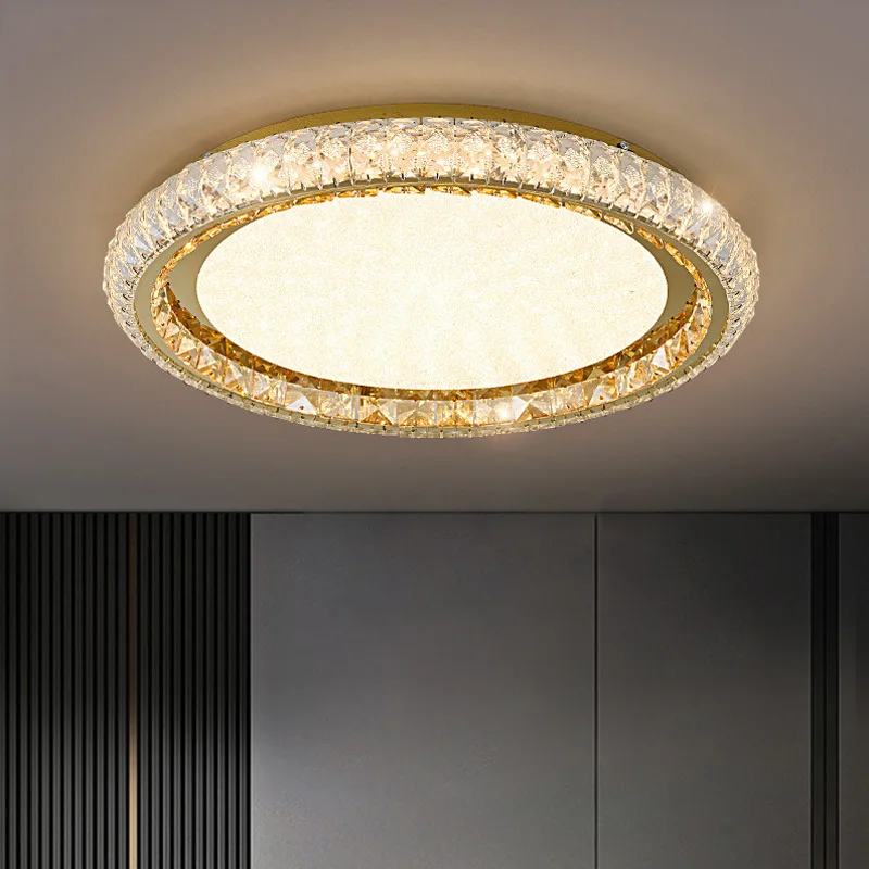

Luxury Crystal Led Ceiling Light Fixture Bedroom Chandelier Ceiling Lights Lustre Lighting for Living Room Home Interior Lamp
