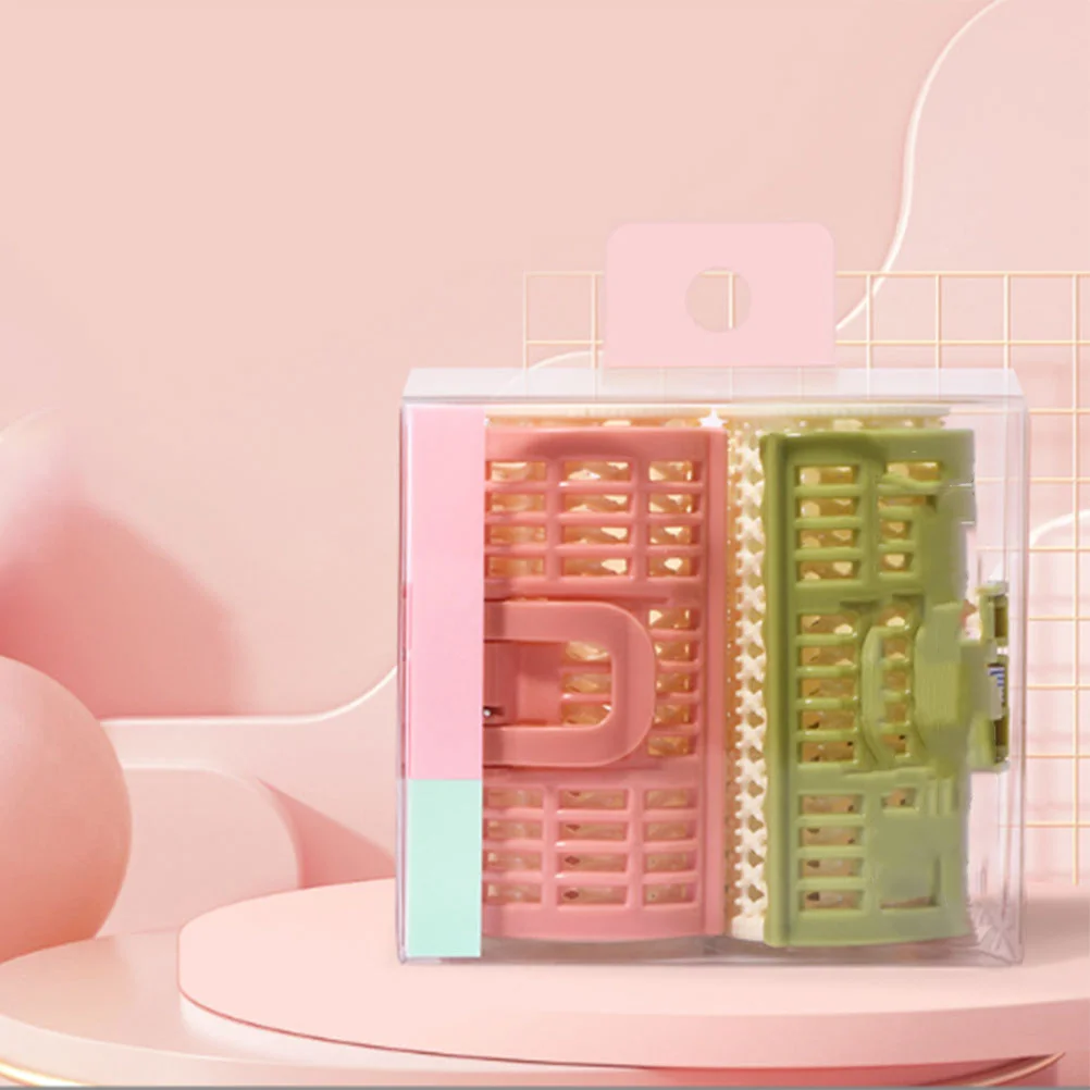 4 قطع من بكرات الشعر الإبداعية، بكرات تجعيد الشعر العملية، أداة تصفيف الشعر DIY للنساء هدية لتصفيف الشعر