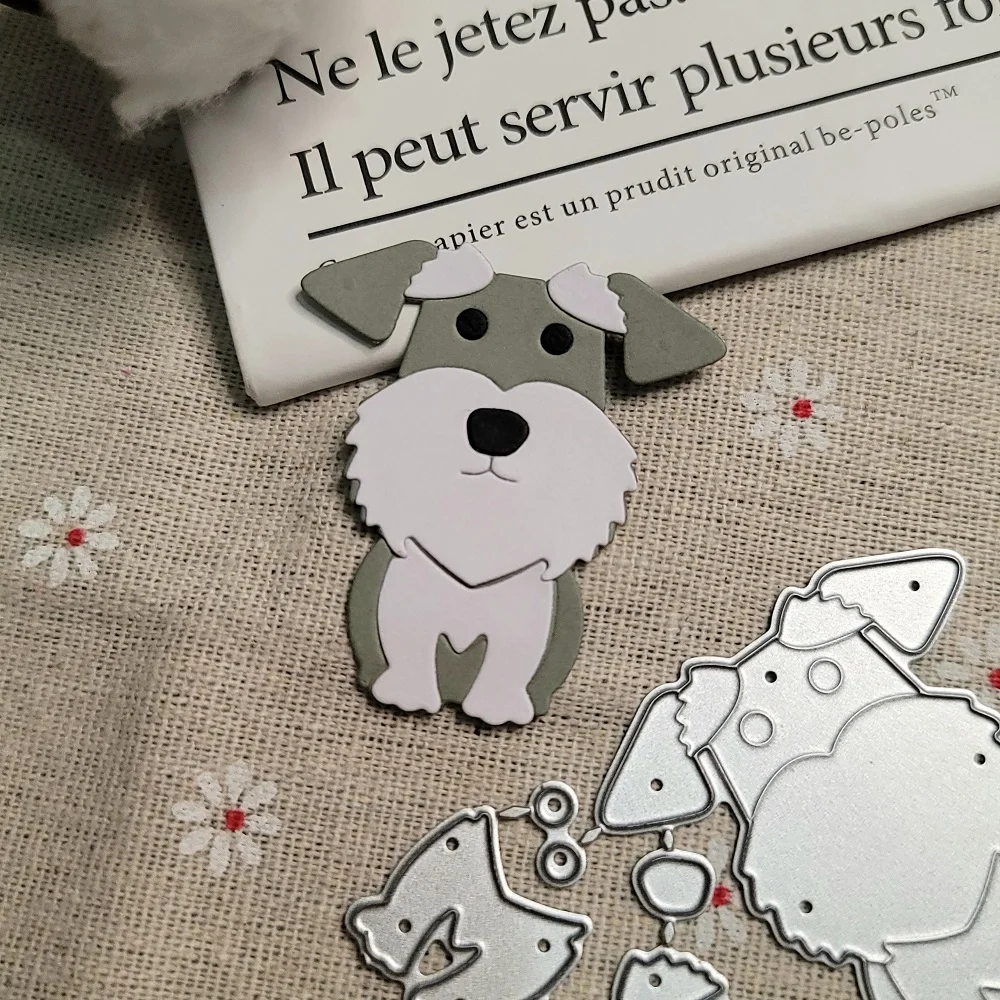 Animal Dog Metal Cutting Dies Craft Puppy Die Cuts 2023 New for DIY Scrapbooking Paper Card DIY Greeting Card