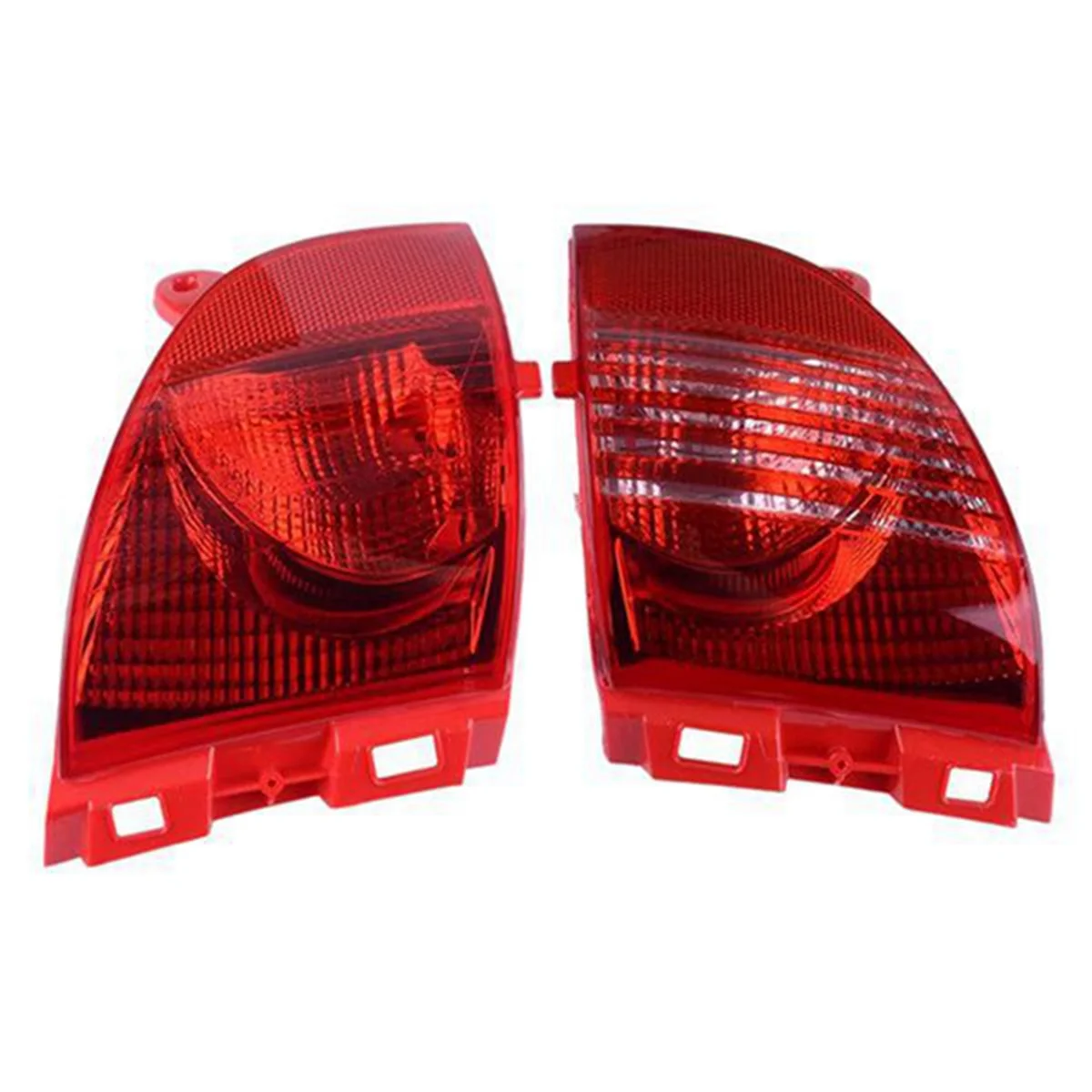 1 Pair Car Rear Bumper Fog Light Parking Warning Reflector Taillights Brake Lamp for Peugeot 308CC/C3/2008 2009-2014