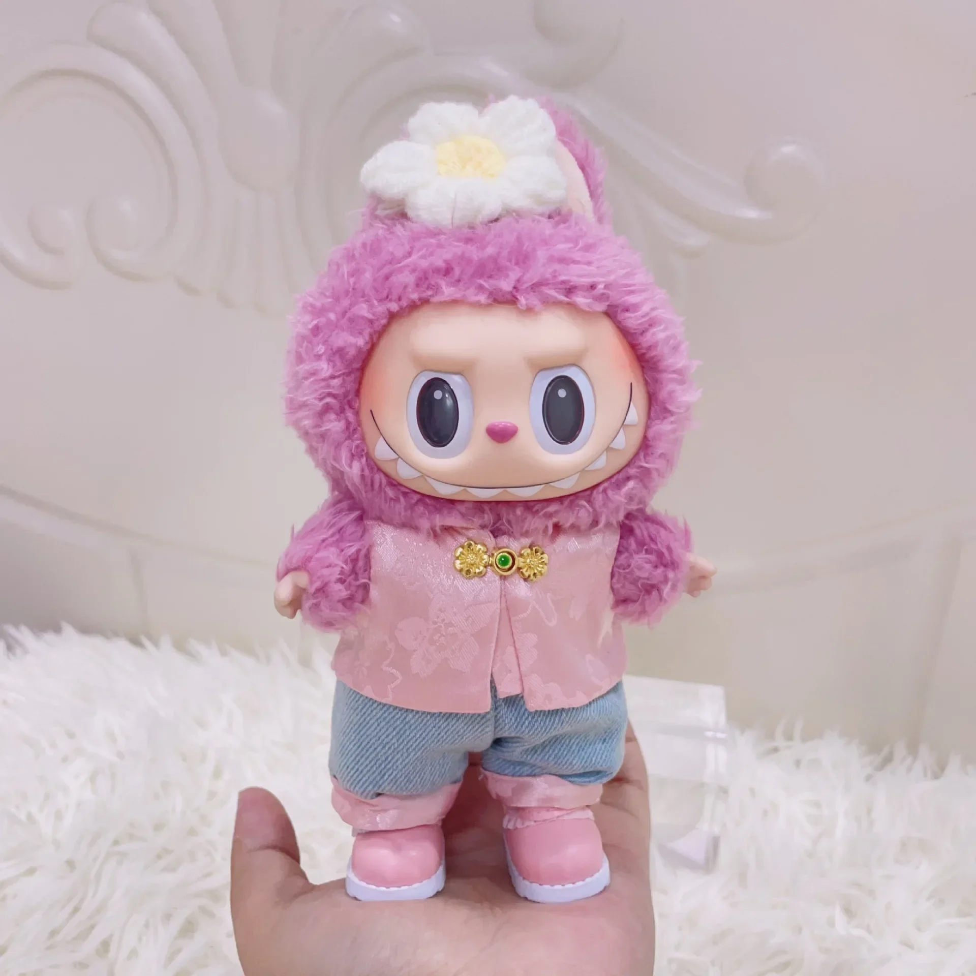 Puppenkleidungssets für Labubu V1 V2 V3, süßer Overall 2025, Weihnachtsfeier, Halloween, Herbst, Winter, Sammlung, Geburtstagsgeschenk
