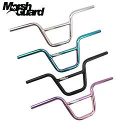 Bicycle Handlebar 22.2X580mm BMX Handlebar Aluminium Alloy Swallow Handle Lift 190mm Fold Bicycle Raised U-shaped Handlebars