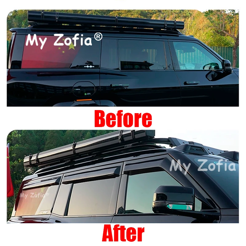 For DENZA B8 Leopard 8 2025 2026 Car Styling Window Visor