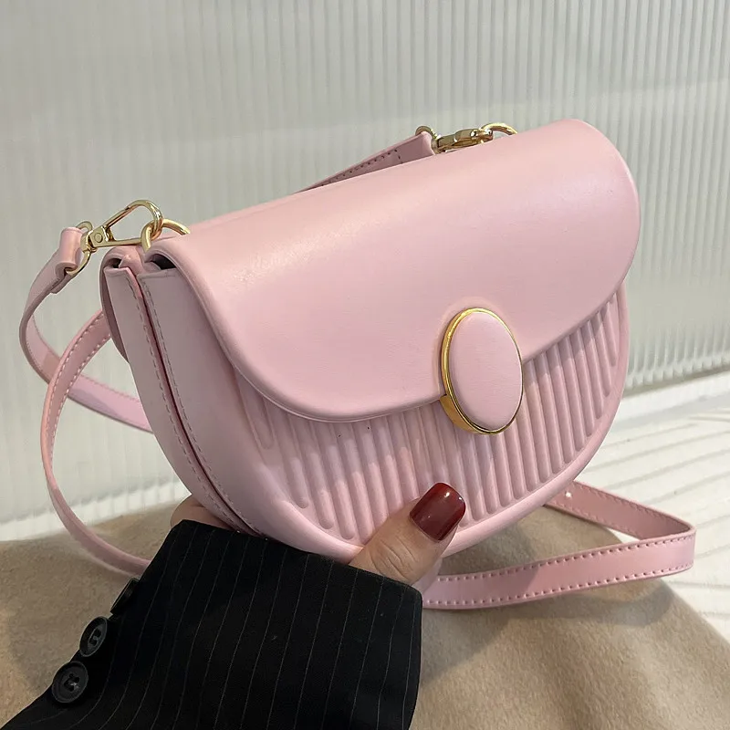 

Spring Fashion Shoulder Bag 2023 Summer New Women's Bag High Quality Versatile Crossbody Bags Saddle Bag Purses and Handbags