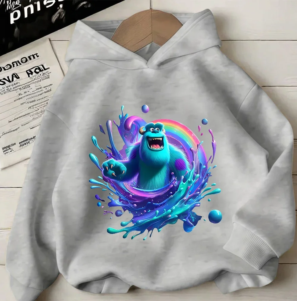 

New Winter Monsters Inc Hoodie Cute Kawaii Hooded Sweatshirt For Kids Boys Girls 3 14
