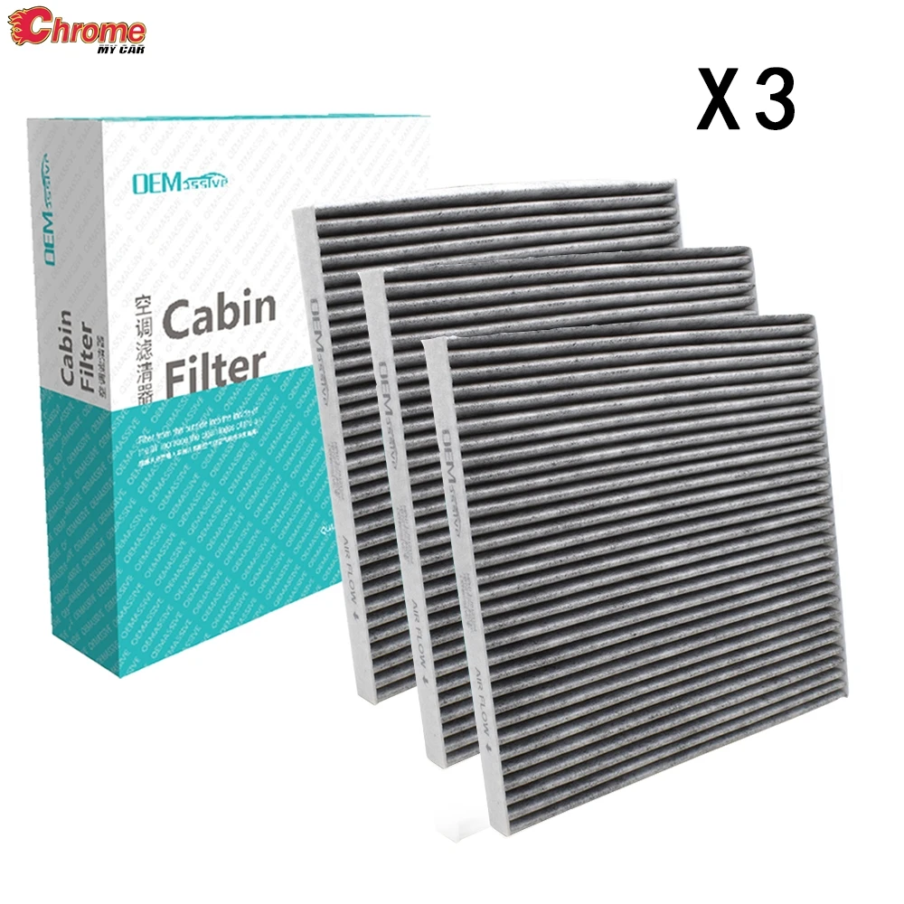 3X Car Accessories Pollen Cabin Air Filter For Nissan Altima Murano Teana Maxima Quest 2008 2009 2010 2011 2012 2013 B7277-JN20A