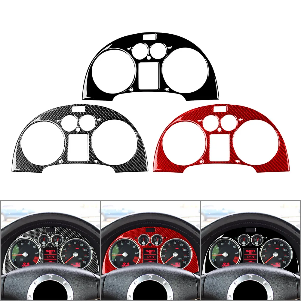 Auto Armaturenbrett Tacho Surround Panel Abdeckung Trim Dekorative Aufkleber Für Audi TT 8N 2001 2002 2003 2004 2006