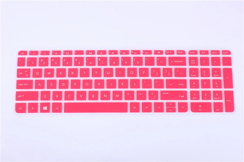 New arrival Ultra Thin Soft Silicone Gel Keyboard Protector Cover Skin for HP P15 Pavilion 15 (2015  VERSION) Round edge