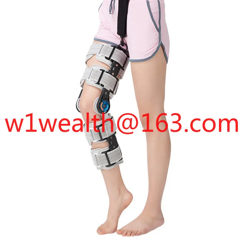Adjustable Knee Fixation Brace Lower Limb Knee Patellar Postoperative Splint Gypsum Protector Leg Rehabilitation Bracket