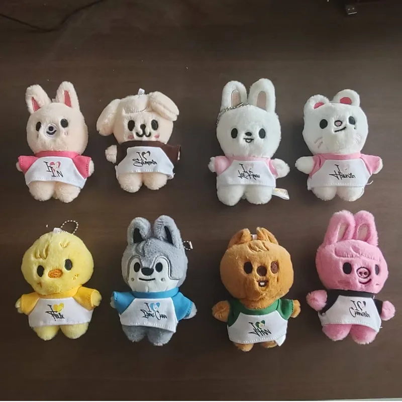 

K-pop 10cm Stray Kids DO IT Plush Keychain Pendant SKZOO Cartoon Plush Animal Doll Bag Accessories Children's Gifts