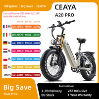 CEAYA A20PRO Electric Bike 1000W 20Inch Urban City Electric Bike 48V20AH Battery e bike Fat Tyres E-Mountain Bicycle