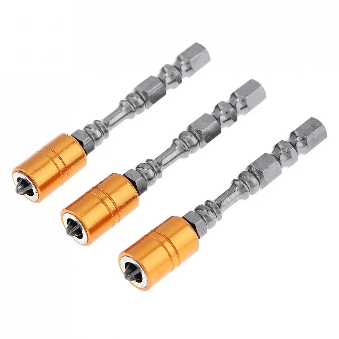 

1/4" Screwdriver Bits 65mm S2 Hardness Magnetic Electric Screwdriver with Phillips Screw and Golden Circle for Drill Hole