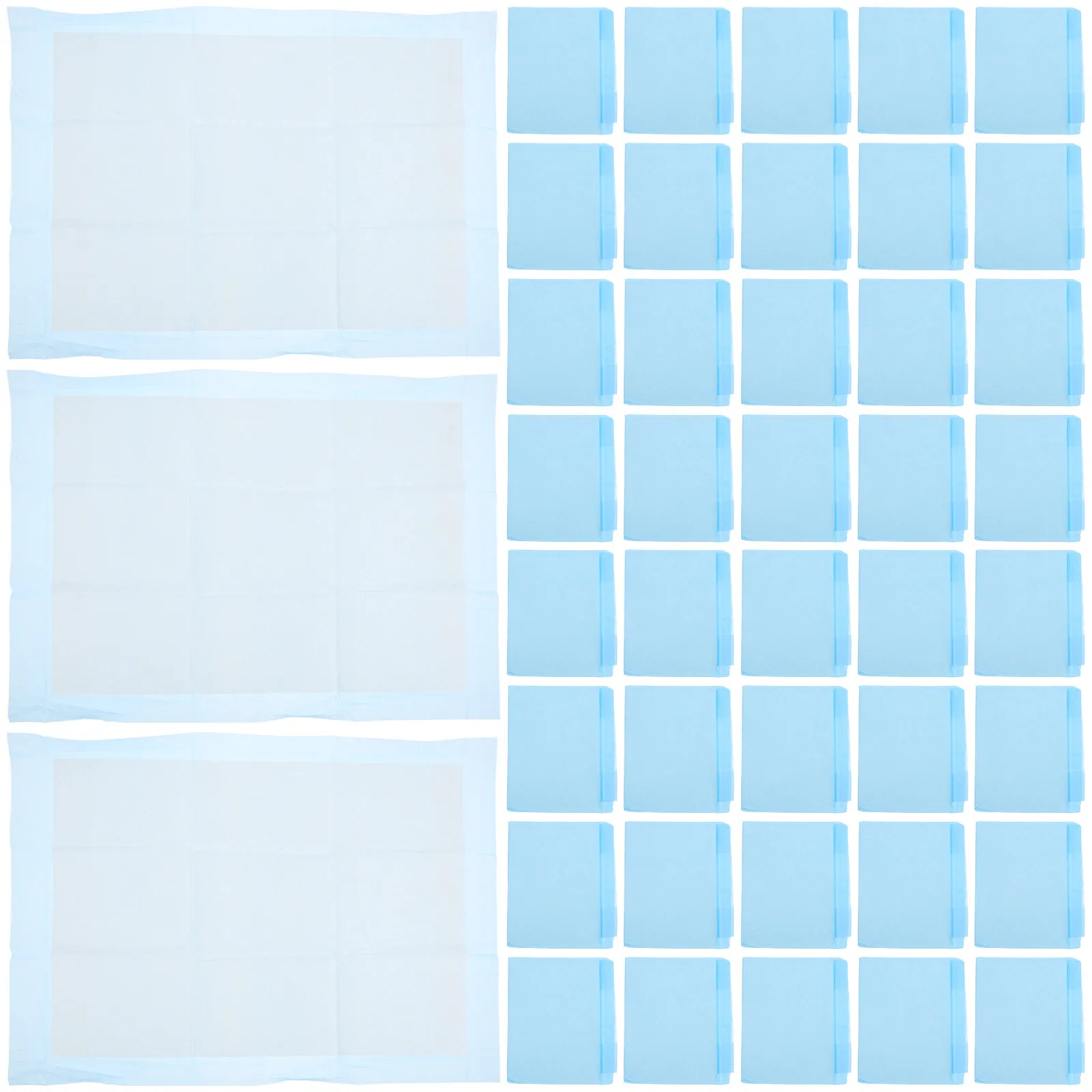 50Sheets Incontinence Pee Pads for Adults Soft Ultrathin Nonwoven Disposable Bed Pads High Absorption Daily Use Elderly Care