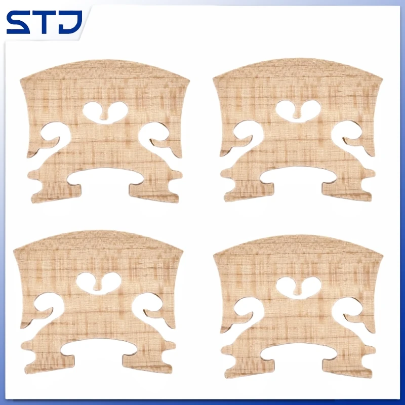 20/40pcs Barouqe/Regular Violin Bridge Full size 4/4 Maple Wood High Quality Violin Bridges