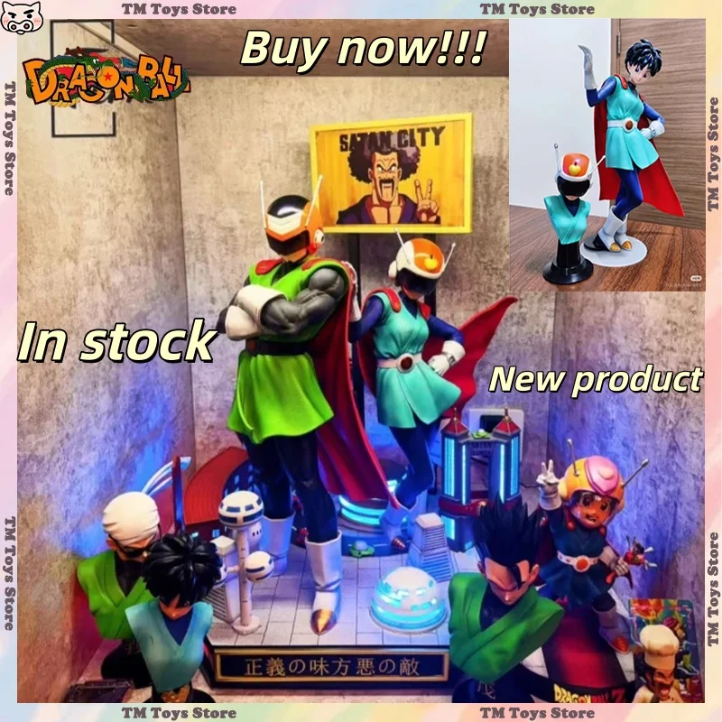 

Dragon Ball аниме фигурка Videl в маске Супермен Геркулес дочь статуя из ПВХ Декор комнаты Коллекционная модель подарки В НАЛИЧИИ