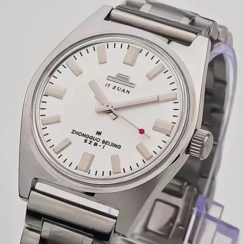 

Beijing Mechanical Watch Tianan Manual Winding Mechanical Watch Men's Watch New Inventory Classic Nostalgic Seafood