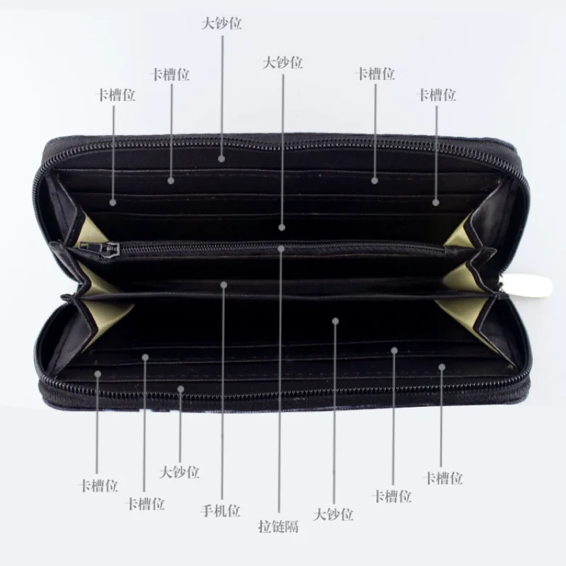 Portefeuilles multicouches en cuir PU Fortnite, dessin animé, Long portefeuille Cosplay, porte-monnaie de jeu, fermeture éclair Kawaii, pince à billets, cadeau d'anniversaire