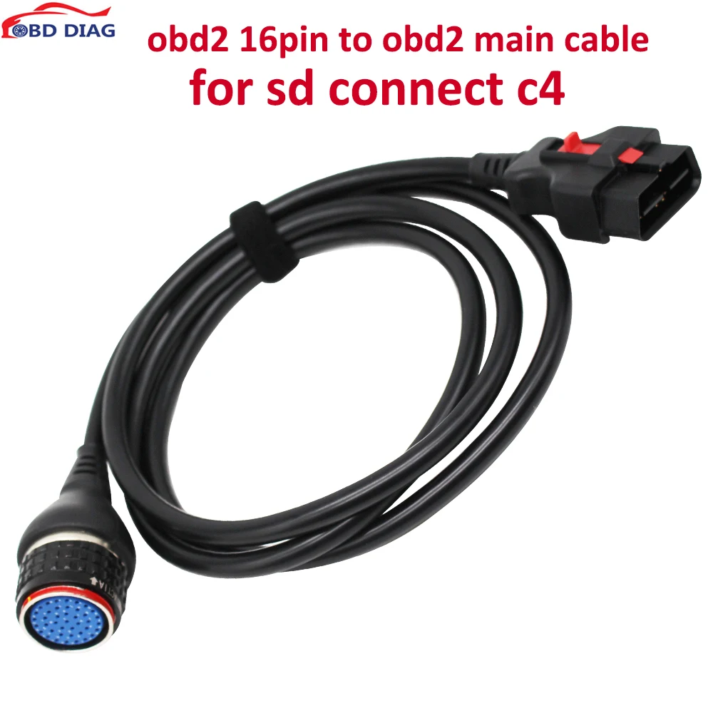 

MB C4 SD Connect Cable OBD2 16pin Cable for MB Star C4 Main Test Cable/ LAN CABLE/38PIN Cable for benz C4 Car Diagnostic-Tool