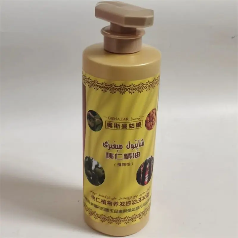 

Xinjiang Osman Peach Kernel Oil Shampoo 800ml Nourishing Oil Control Herbal Hair Care​