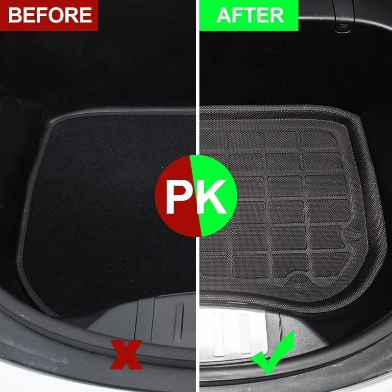 

Model3 Car Waterproof Front Trunk Mats For Tesla Model 3 Front Storage Mat Cargo Tray Protective Pads Mat Model There New