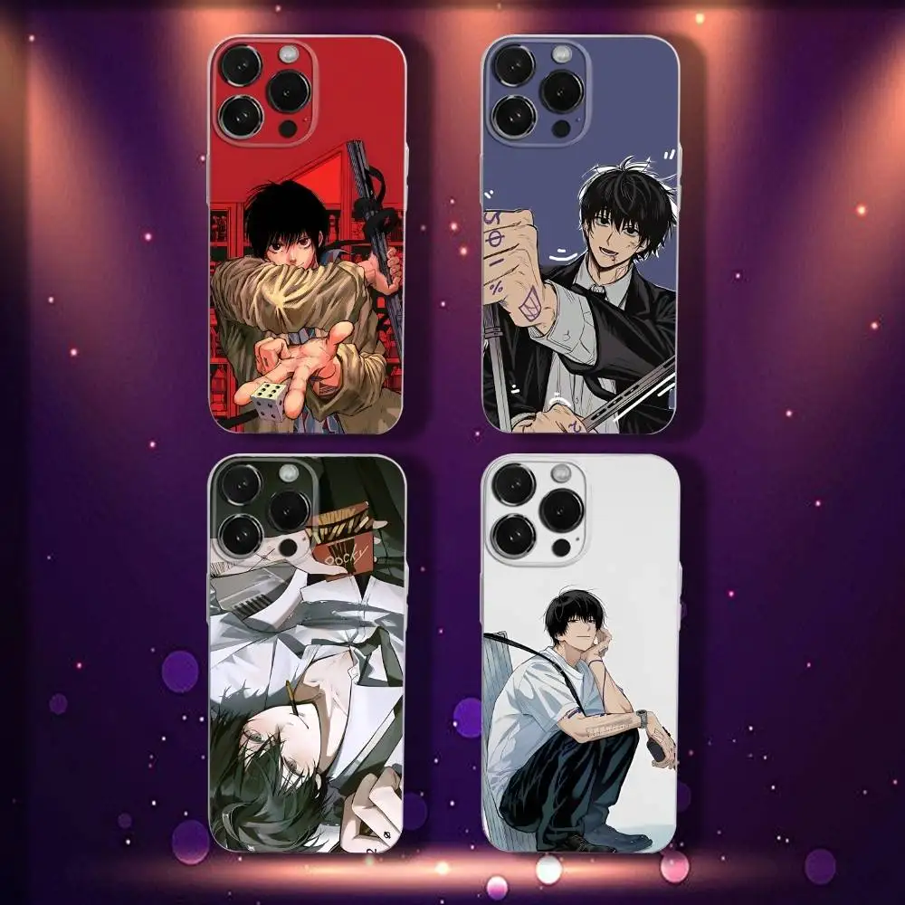 

S-Sakamoto Yoichi Days Nagumo Phone Case For iPhone 17,16,15,14,13,12,11 Pro,Max,Plus,X,XS,XR,SE4,E Mini Transparent Soft Cover