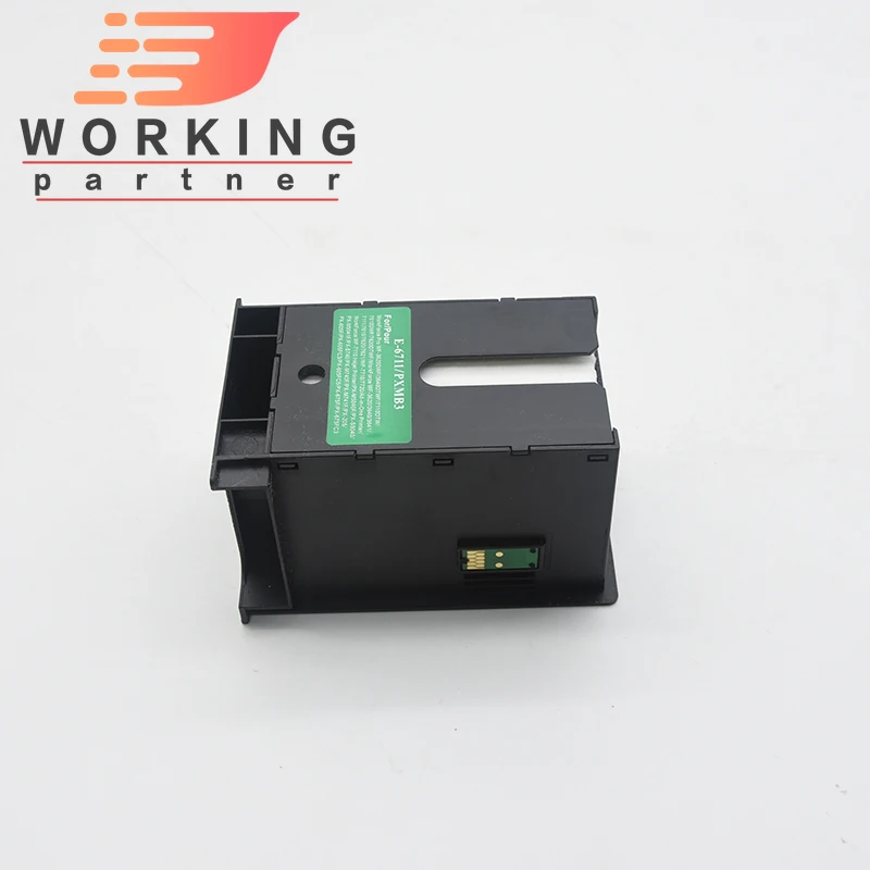 1PCS T6711 L1455 Ink Maintenance Box for EPSON WF 7610 7620 7720 7110 7210 7510 7615 7710 7715 3010 3520 3530 3540 3620 3640