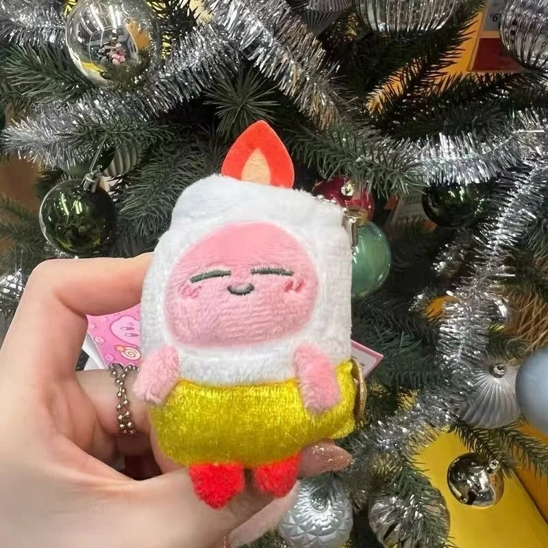 كيربي عيد الميلاد سلسلة أفخم الدمى قلادة سانتا الرنة Kawaii عيد الميلاد نجوم كيربي محشوة Peluche اللعب الديكور هدايا الاطفال