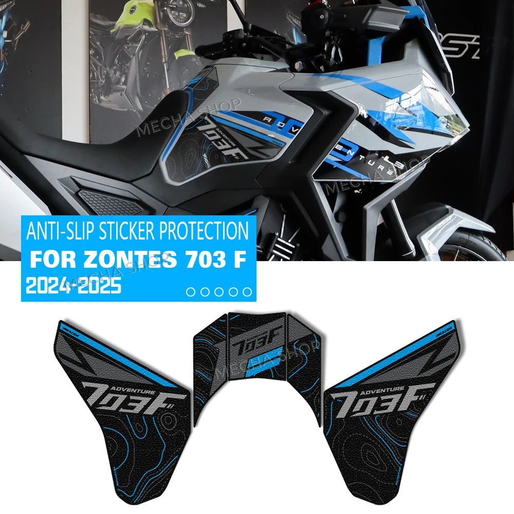 

For Zontes 703F Tank Pad Protector Stickers Motorcycle Accesories