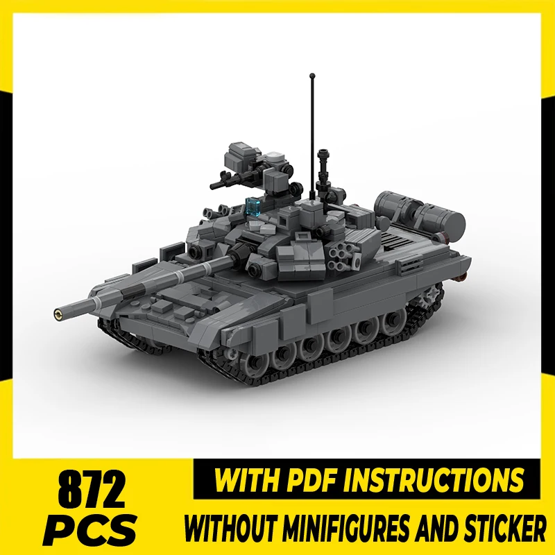 

Armored Car Model Moc Building Bricks T-90A Trank Model Technology Modular Blocks Gifts Christmas Sets Assembly Toys DlY
