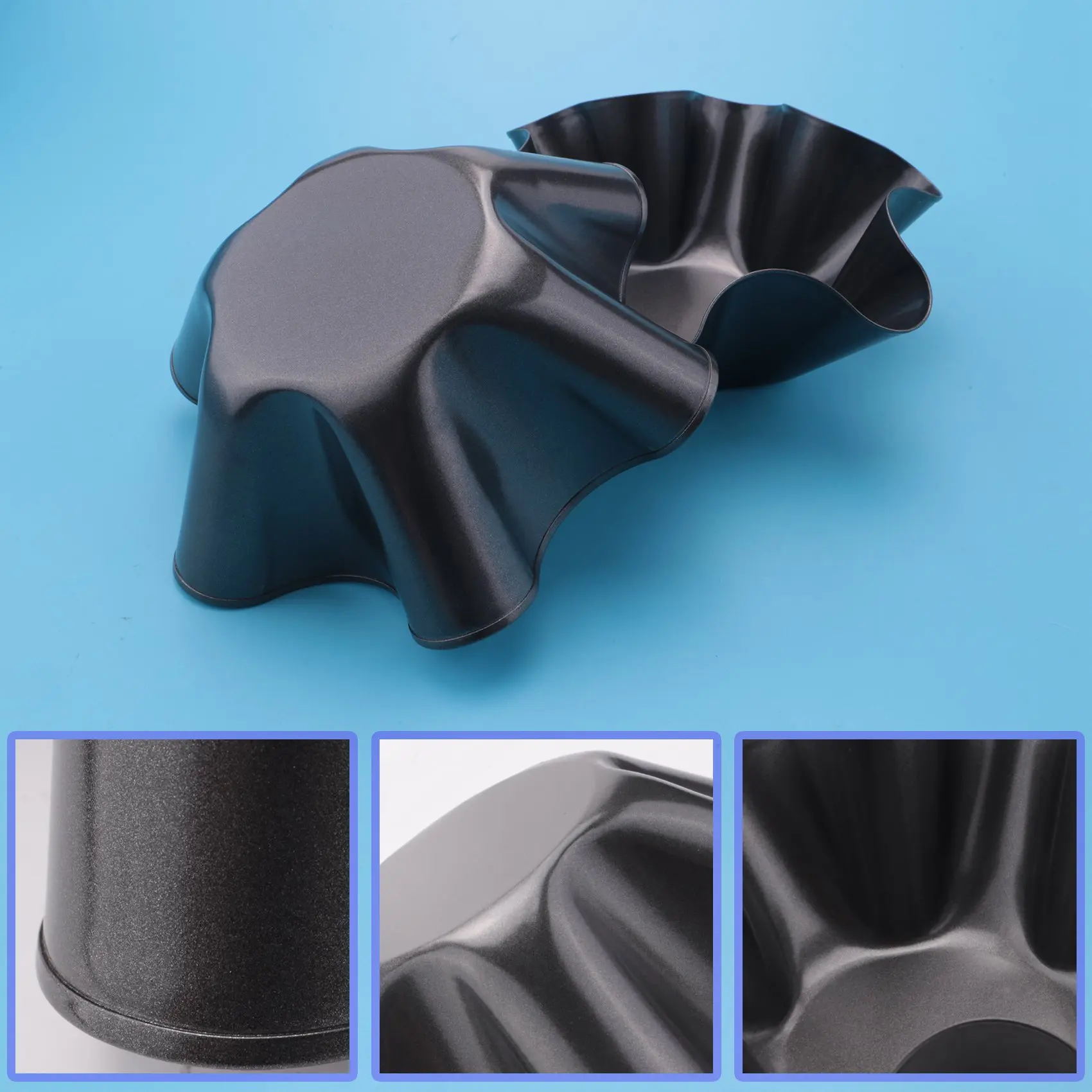 Moldes de cuenco de Tortilla, sartén antiadherente, cáscara de Taco, fabricante de sartén, tazón de ensalada, paquete de 8