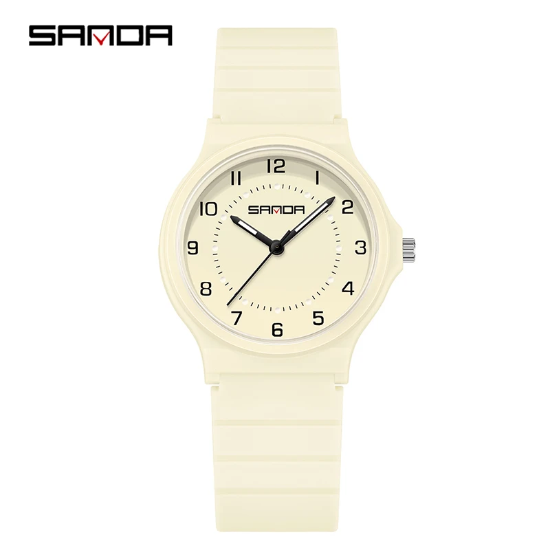 SANDA 9524 Fashion Children's Quartz Watch Luminous Hands 50M Waterproof Sports Leisure Students Wristwatch montre enfant