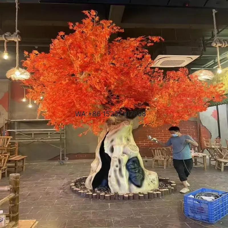 Wmwmnu Custom Metal Art Resin Statue Fiberglass Tree Sculpture for Sale