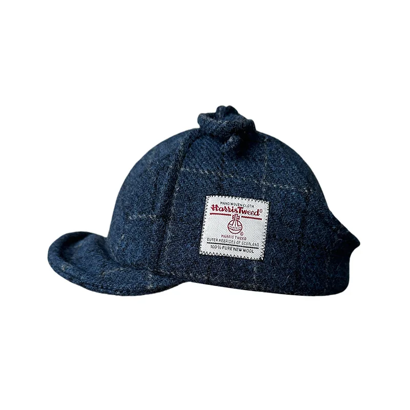 หมวกนักบิน Harris Tweed ลายสก็ - Trapper Hat Ear Flap บทวิจารณ์และราคา