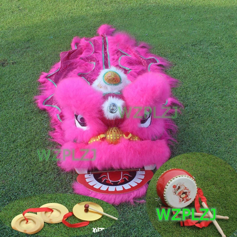 

Royal 14 Inch Lion Dance Costume Gong Drum Cymbals Toy for 5-8 Age Kid Boy Girl Child Party Performance Sport Carnival Stage