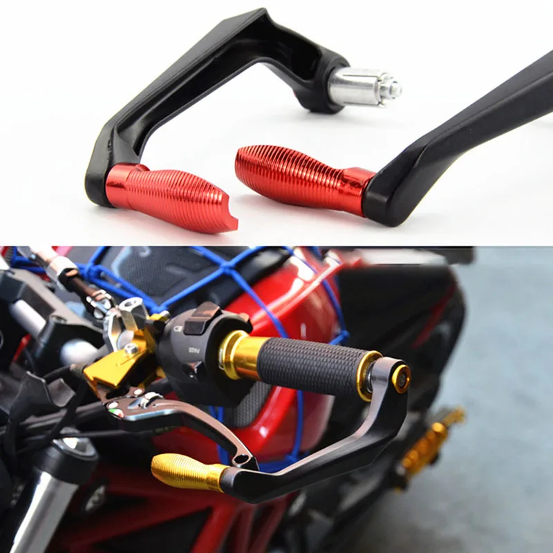 

Motorcycle Brake Clutch Levers Guard Protector Aluminum Alloy Modification Anti-Fall Horn Brakes Hand Guard Bow Protection Rods