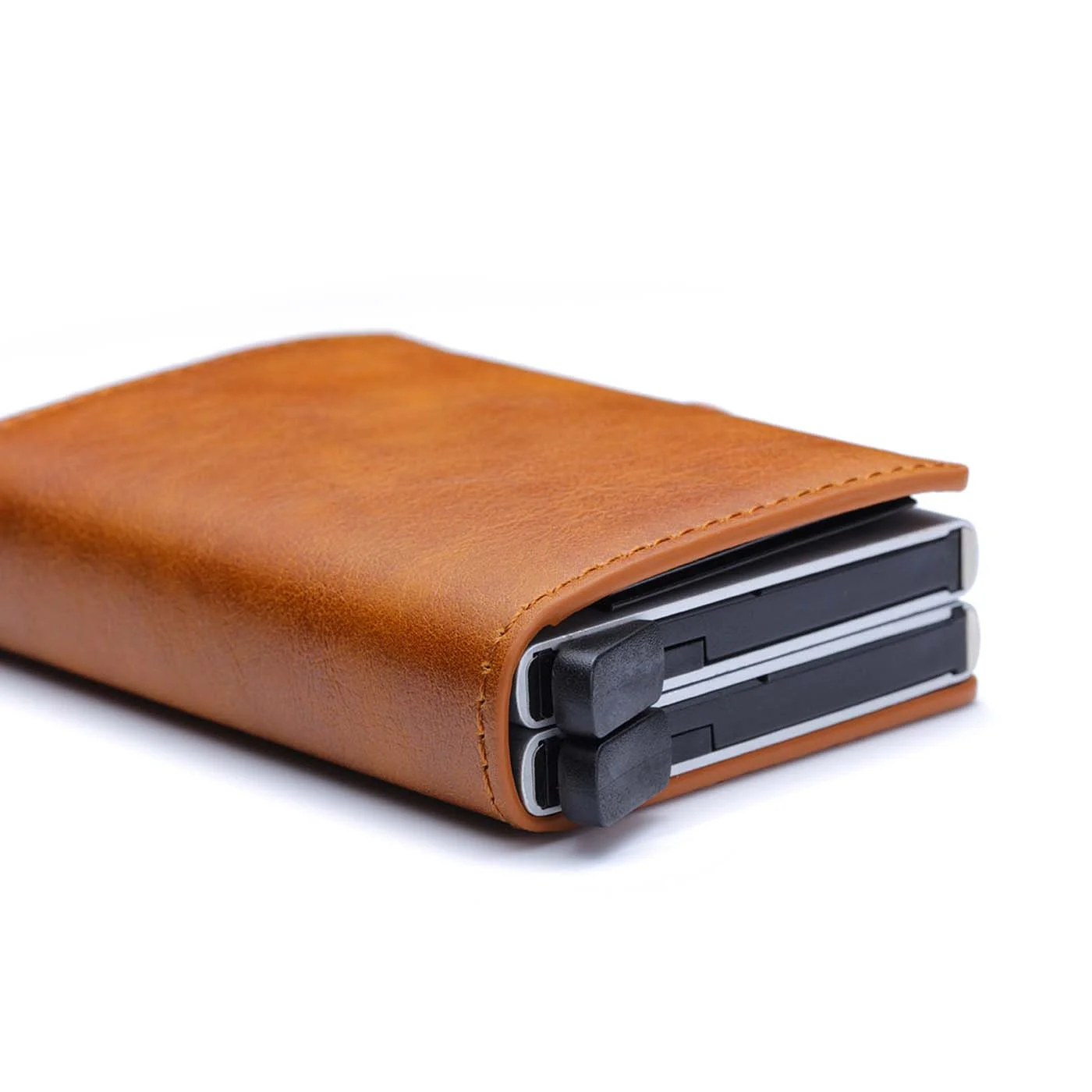 Rfid Men Card Wallets Carbon Fiber Slim Mini Wallet 14 Card Holders Small Money Bag Male Purses image 5