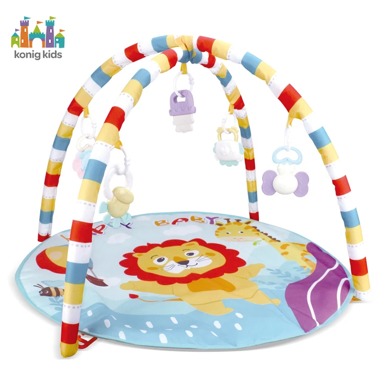 

Konig Kids New New Design Little Round Baby Play Mat Activity Gym With PVC Bag Development Baby Blanket Play Gym