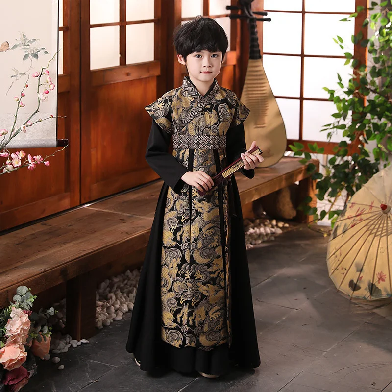 in 2022, the New Tang Dynasty Clothes, Chinese Style Performance Clothes, Young Master's Clothes, Guoxue Robes, Ancient Clothes,