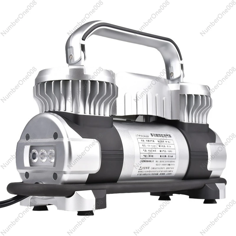

12V Dual Cylinder High Pressure Fast Charging Car Tire Inflator, Suitable for SUV, Sedan, MPV, Electric Vehicle