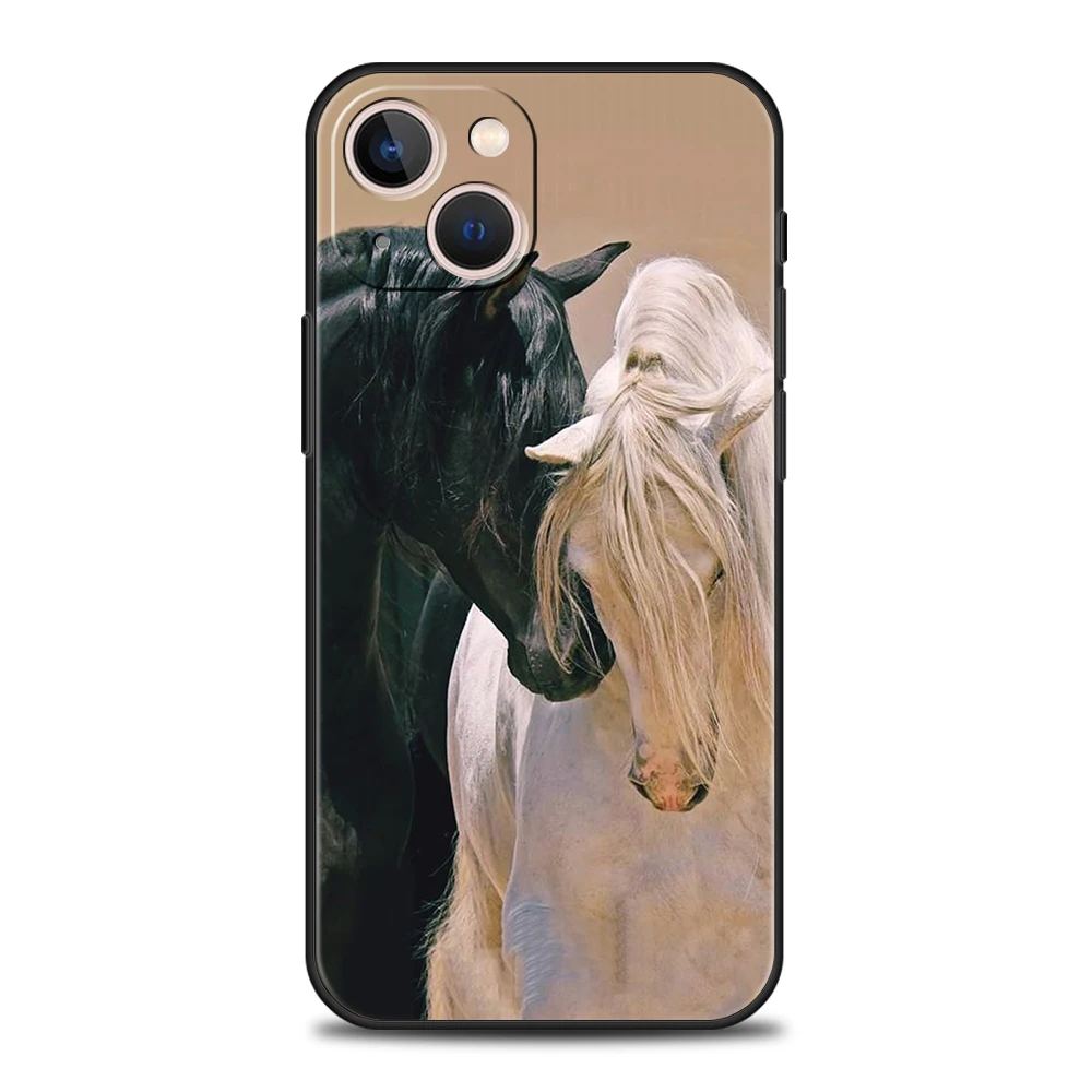 Frederik The Great Beauty Horse Phone Case Cover for iPhone 16 15 14 13 12 Pro Max XR XS 11 7 8 Plus Shockproof Soft Shell