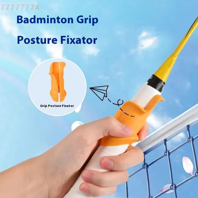

PP Badminton Grip Aid Improve Skills Universal Tennis Racket Grip Assistance Badminton Racket Posture Correction
