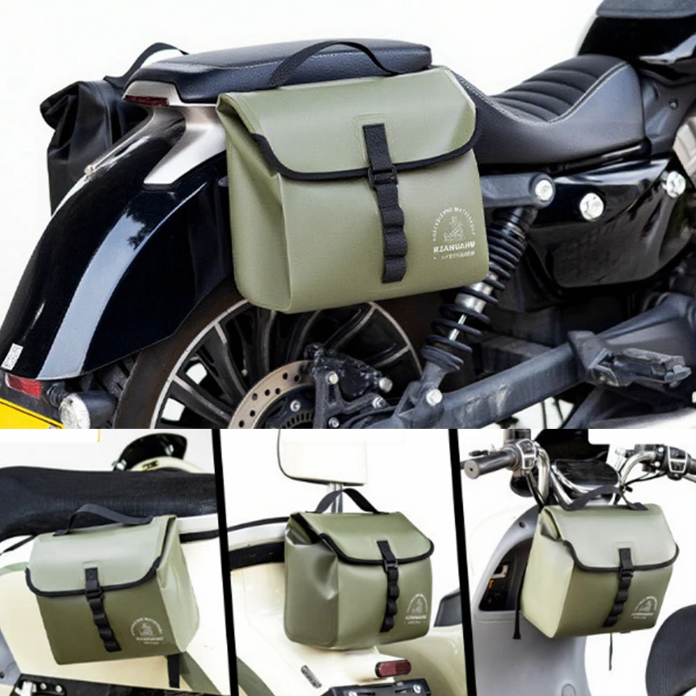 Cycling Journey - Waterproof Large Capacity PU Motorcycle Bicycle
