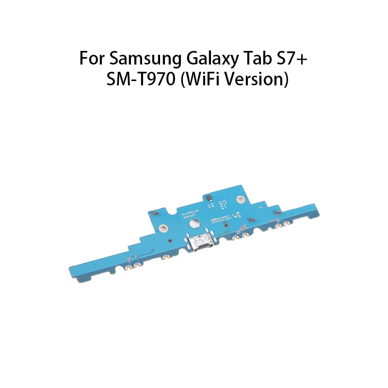 GEFENSI Org USB Charge Port Jack Dock Connector Charging Board Flex Cable For Samsung Galaxy Tab S7+ SM-T970 (WiFi Version)